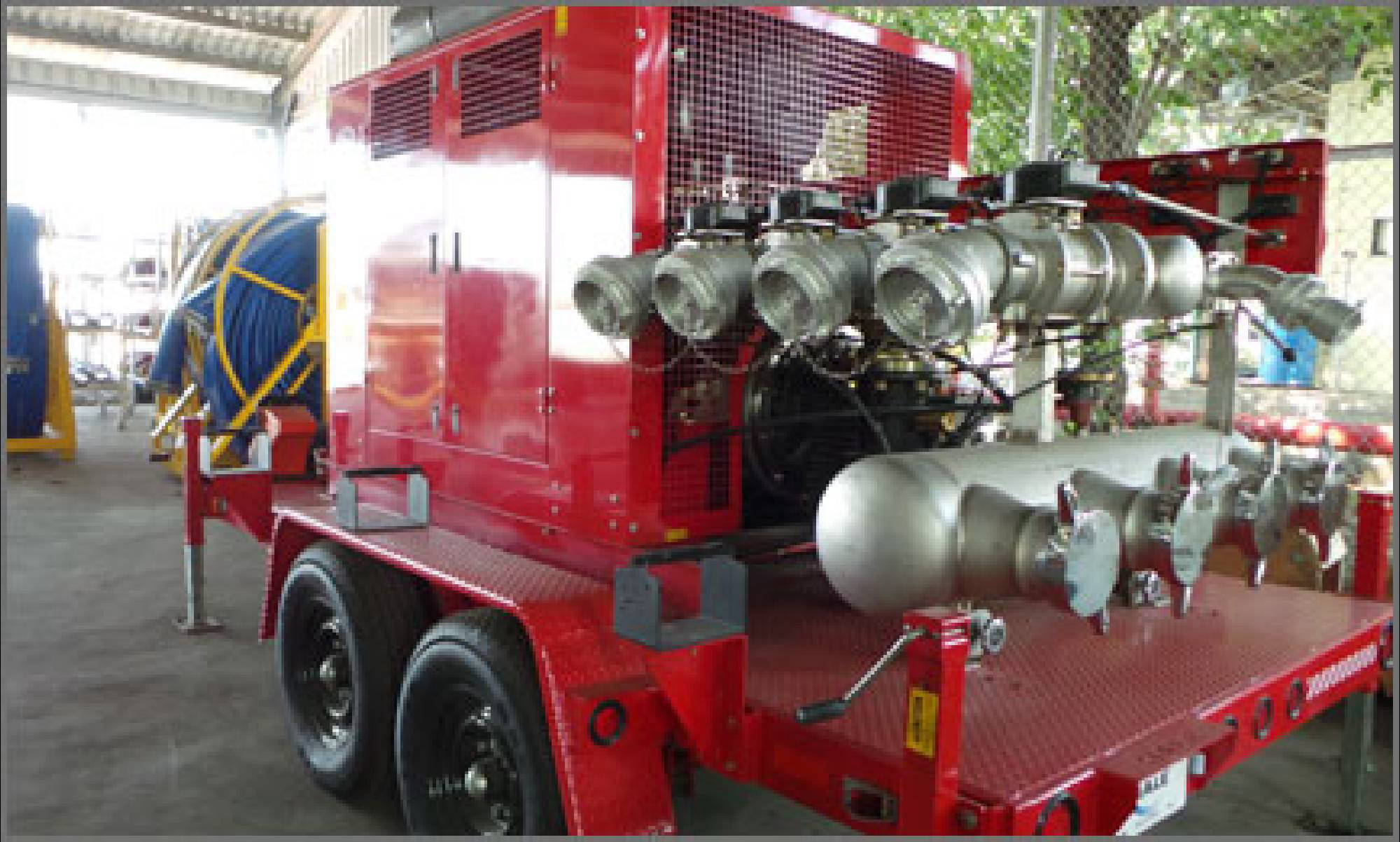 3000 GPM Pump Trailer for Pertamina
